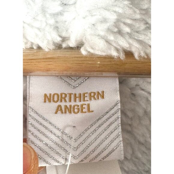 Northern Angel Aztec Print sherpa lined button hooded jacket sz S - Picture 2 of 10